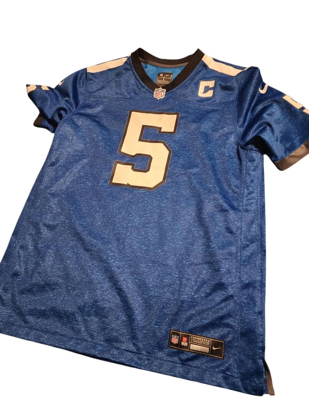 Nike Men's Blue #5 Richardson Football Jersey